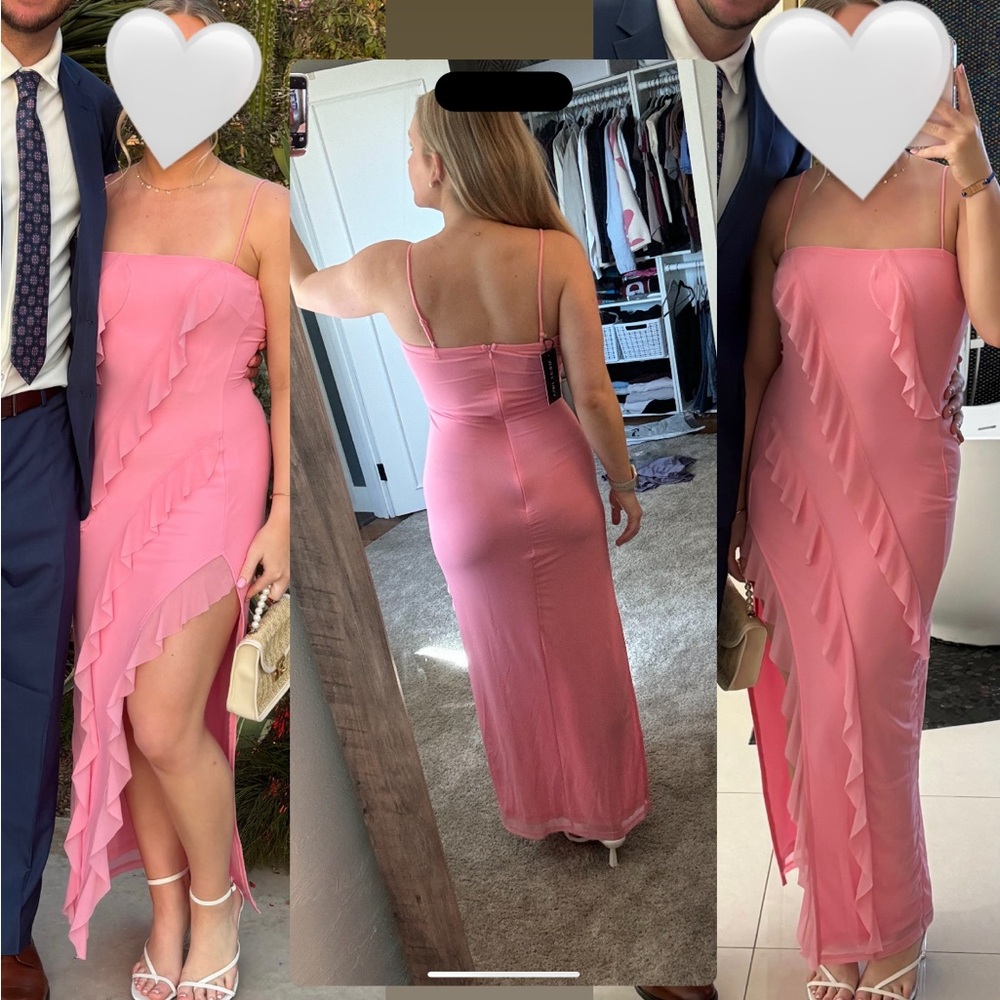 Hello Molly Pink Ruffle Dress